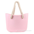 Bolsa de gelatina de compras de silicona impermeable para mujeres